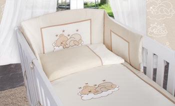 Prestij JOY Prinz oder Prinzessin 5 Teiliges Bettset Sleeping Bear